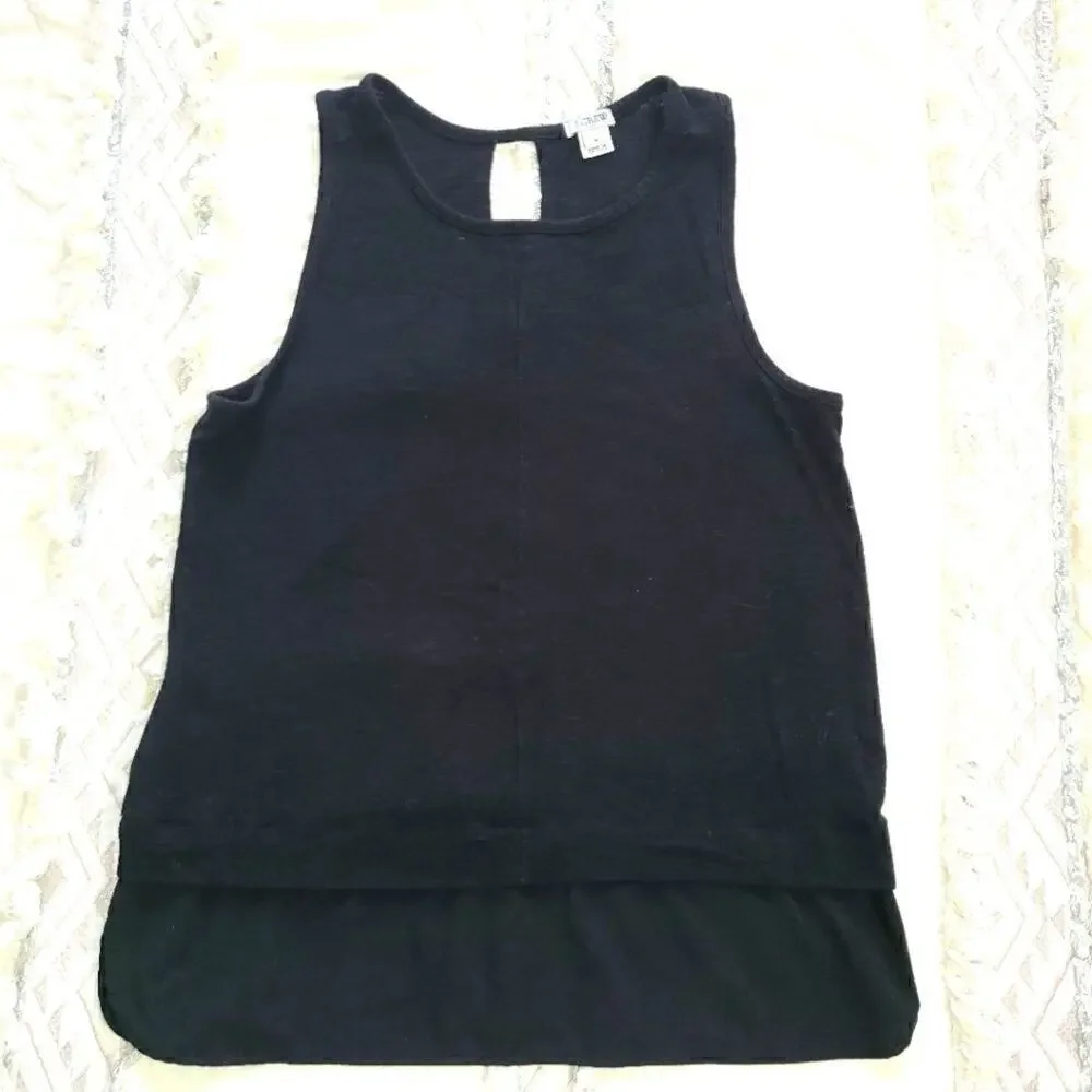 J. Crew Sleeveless Layered Top Size M